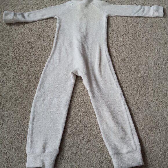 Organic cotton sherpa sleeper for toddlers, size 4T-5T. Made in USA! - Picture 12 of 12